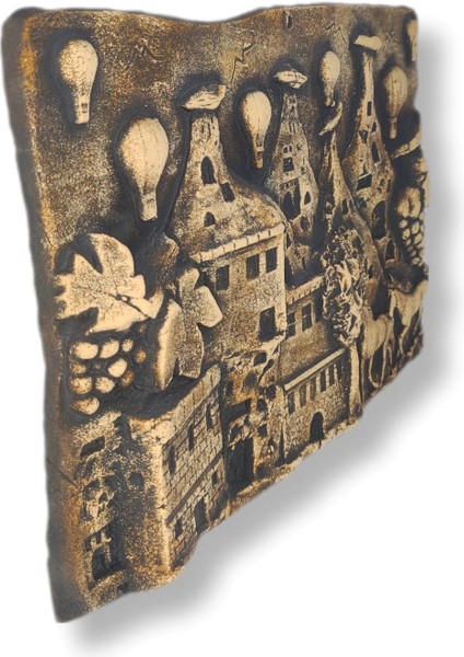 Kapadokya Evleri Rölyef Duvar Pano modelleri