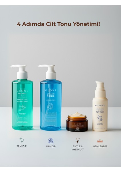 Glutatyonlu Beyazlatıcı Krem | 50ml | Glutatyon & Arbutin | Cilt Tonu Eşitleyici, Leke Karşıtı