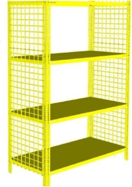 4 Katlı 31X75X150 cm Dekoratif Yeşil Çelik Raf fiyatları