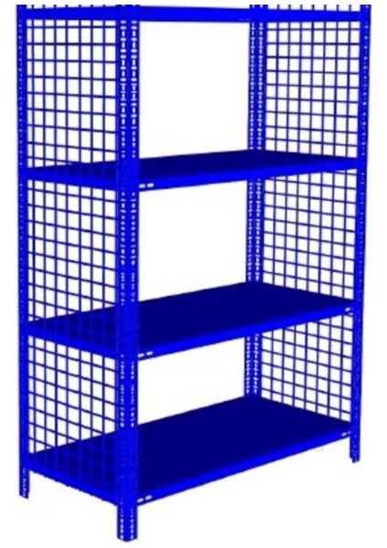 4 Katlı 31X75X150 cm Dekoratif Yeşil Çelik Raf modelleri