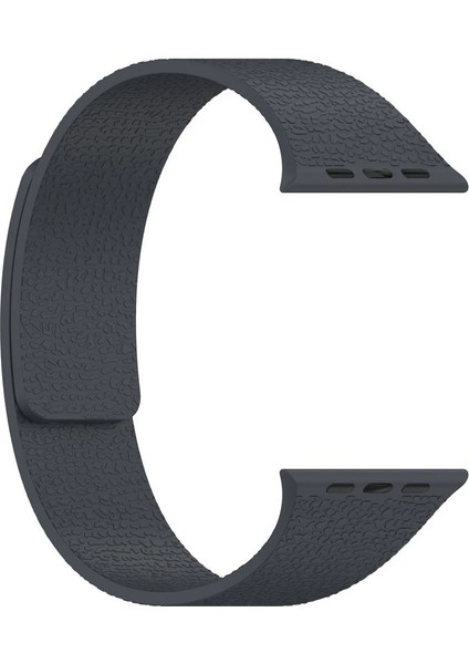 Apple Watch 11-10 42MM 9 8 7 41MM Se 6 5 4 40 2 3 38MM Uyumlu Manyetik Silikon Deri Dokulu Kordon fiyatları