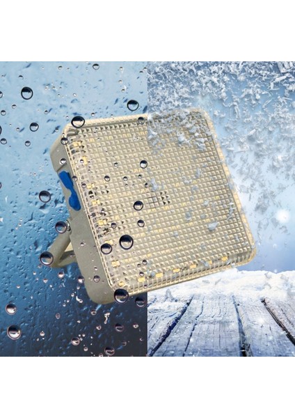 Dış Mekan ve Kamp Için USB Ile Şarj Olan 4 Farklı Işık Modlu Güçlü Projektör Lamba 200W 3600 Mah (5224) modelleri