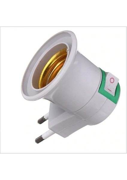 Anahtarlı Duy Fişli + 1W Tasarruflu E27 LED Gece Lambası Kırmızı Işık fiyatları