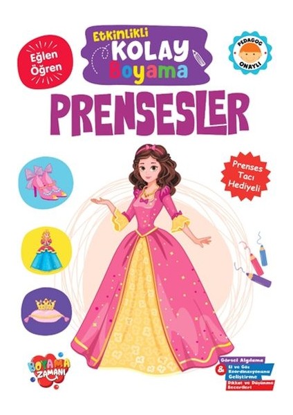 Etkinlikli Kolay Boyama – Prensesler
