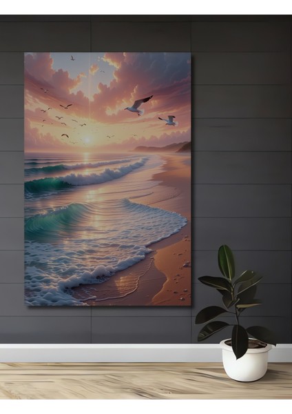 Çerçeve Görünümlü Siyah Beyaz Piyano Tuşları Minimalist Dekoratif Ahşap Ev/işyeri/ofis Kare Tablo