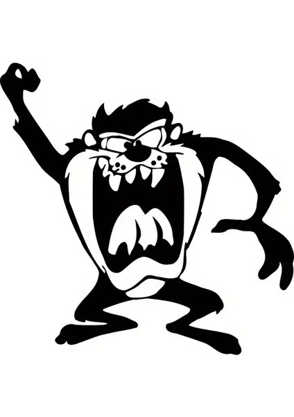 Sinirli Maymun Oto Kaput Sticker 40 x 40 cm fiyatları