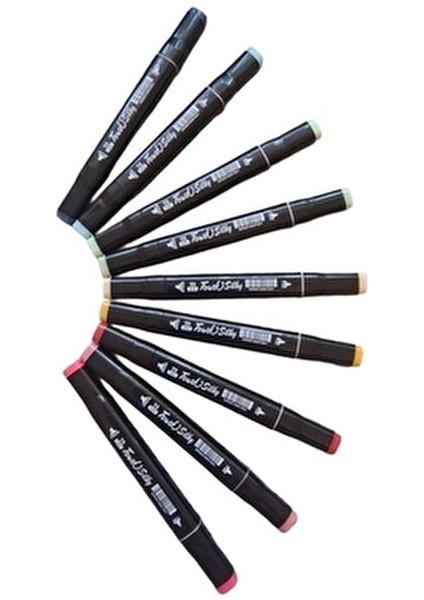 Çift Taraflı Marker Keçeli Kalem Seti 48'li Çantalı (Standsız) fırsatları