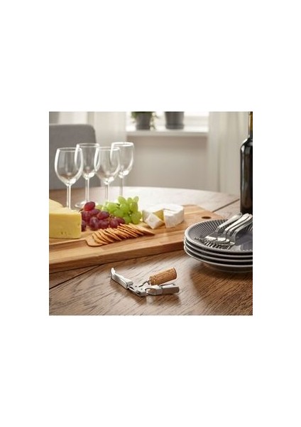 Paslanmaz Çelik Tirbuşon Uzunluk: 12 cm Şarap Açacağı Şişe Açacağı Paslanmaz Çelik