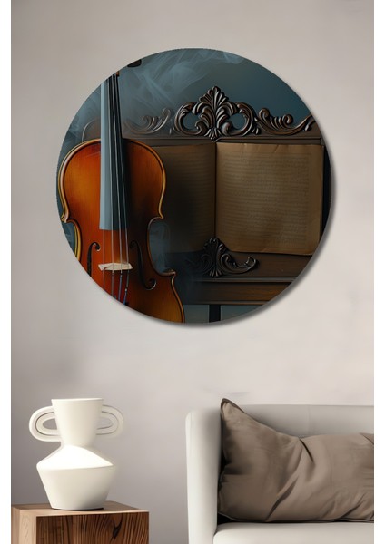 Çerçeve Görünümlü Ateş Dansı Yağlı Boya Görünümlü Dekoratif Ahşap Ev/işyeri/ofis Kare Tablo