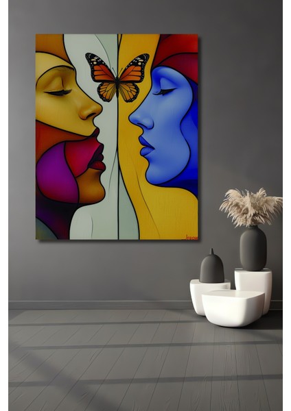 Çerçeve Görünümlü Deniz Savaşı Yağlı Boya Görünümlü Dekoratif Ahşap Ev/işyeri/ofis Yuvarlak Tablo