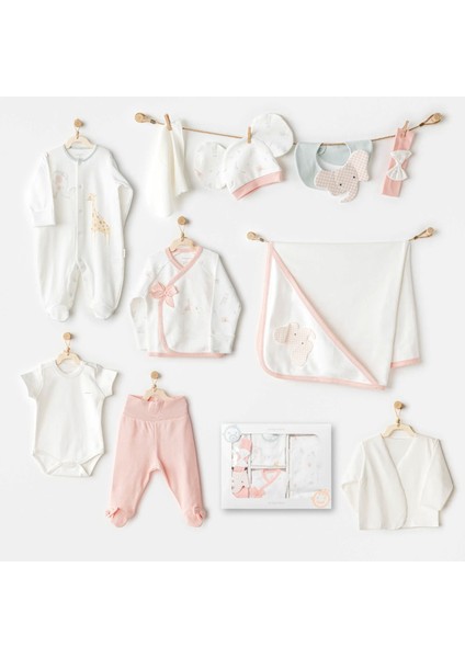 Andywawa AC25501 Love Family 10'lu Hastane Çıkış Seti Ekru