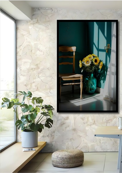 Savaş Alanı Yağlı Boya Görünümlü Dekoratif Ahşap Ev/işyeri/ofis Kare Tablo