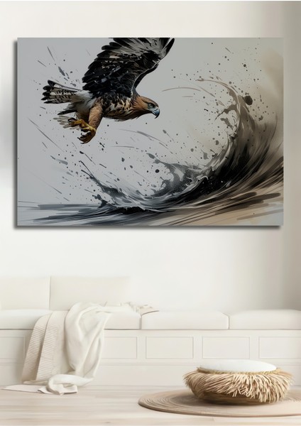 Çerçeve Görünümlü Sulu Boya Görünümlü Kozmik Yıldızlar Dekoratif Ahşap Ev/işyeri/ofis Kare Tablo