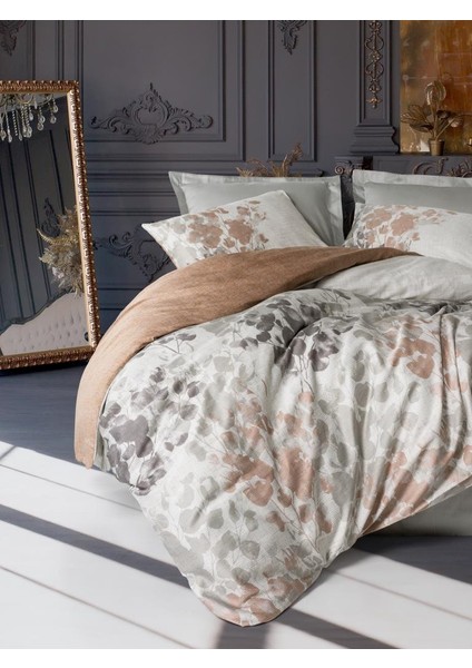 Blatt Gri Saten Nev Takımı Çift Kişilik