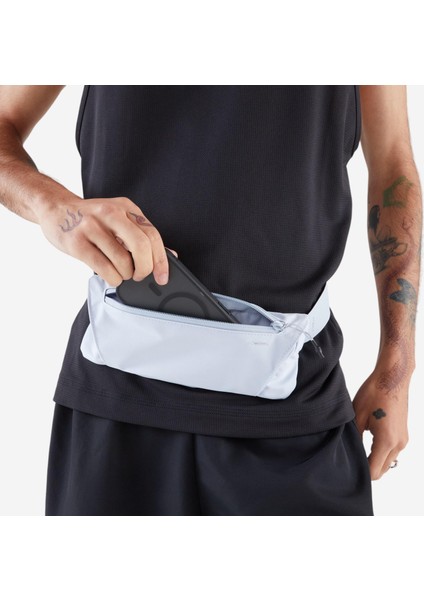 Kiprun Yetişkin Koşu Bel Çantası/telefon Çantası - Gri - Kiprun Basique 2 fırsatları