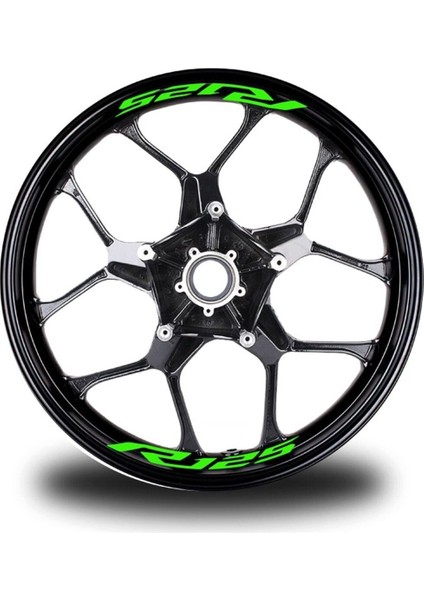 Yamalube Yazılı Beyaz Arka Maşa Sticker Etiket Modeli