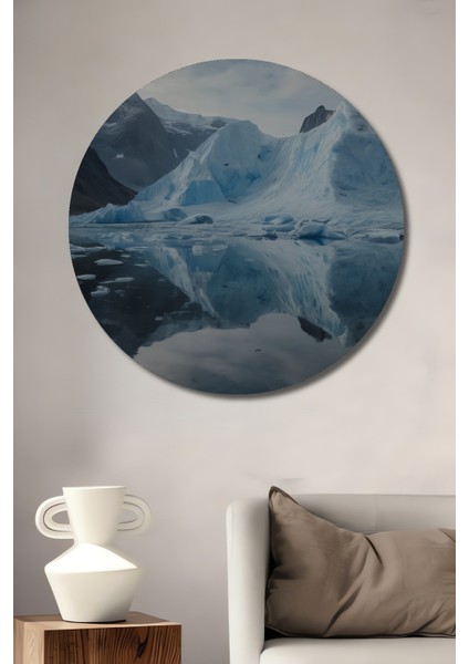 Kızıl Tuğla Merdiven Modern Sanat Yağlı Boya Görünümlü Dekoratif Ahşap Ev/işyeri/ofis Kare Tablo