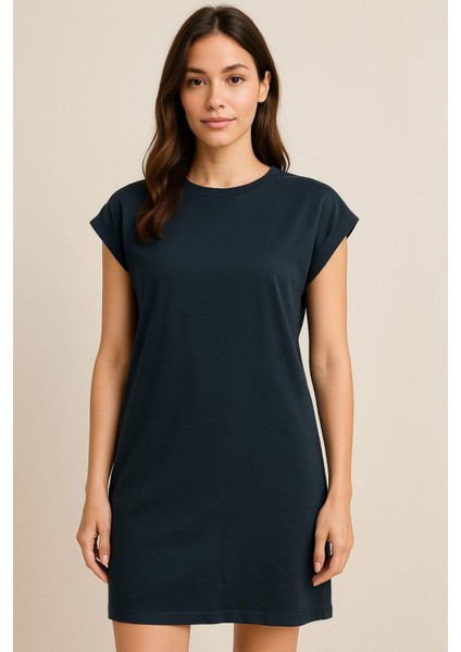 Vatkalı Siyah Modal Kumaş Kadın Elbise fırsatları