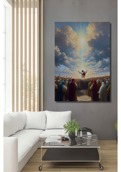 Yeşil Orman Rüyası Yağlı Boya Görünümlü Dekoratif Ahşap Ev/işyeri/ofis Kare Tablo