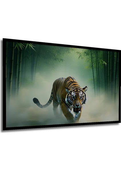 Renkli Şehir Işıkları Sulu Boya Görünümlü Dekoratif Ahşap Ev/işyeri/ofis Yuvarlak Tablo modelleri