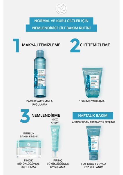 Makyaj Temizleme Micellar Suyu-Normal ve Kuru Cilt -Pure Algue Nemlendirici Botanik Kompleks 200ML