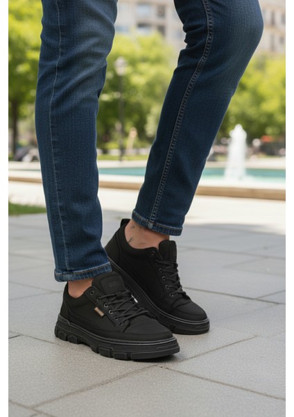 Siyah Nubuk Hakiki Deri Erkek Casual Ayakkabı 260081 M modelleri