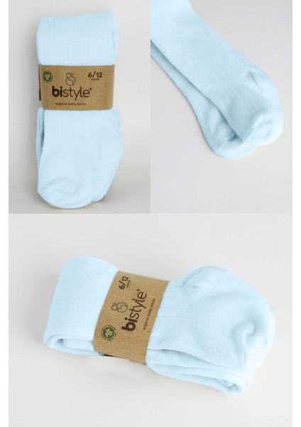 Bistyle Basic Penye Tekli Külotlu Çorap BS1000 Mavi