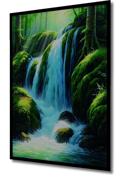 Çerçeve Görünümlü Müzik Notaları Pastel Boya Görünümlü Dekoratif Ahşap Ev/işyeri/ofis Kare Tablo fiyatları