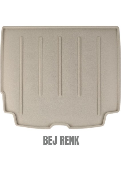 Volvo XC60 Halı Bagaj Havuzu (2017 Sonrası) Bej Renk - (Öz-Iş)