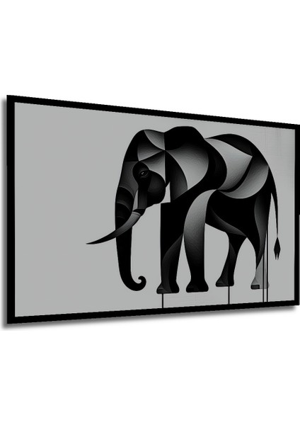 Çerçeve Görünümlü Destansı Savaş Alanı Yağlı Boya Görünümlü Dekoratif Ahşap Işyeri/ofis Kare Tablo modelleri