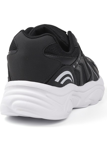 Erkek Siyah Beyaz Günlük Spor Ayakkabı Rahat Yürüyüş Koşu Sneaker Hafif Tabanlı indirimleri