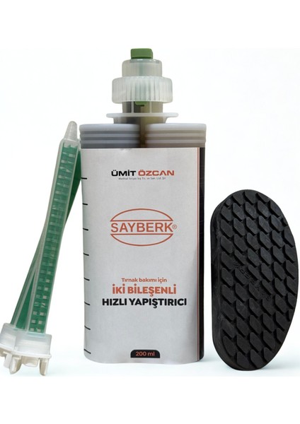 Hızlı Yapıştırıcı 200 ml - Büyükbaş Tırnak Bakım Onarım Seti 10 Adet Mikser