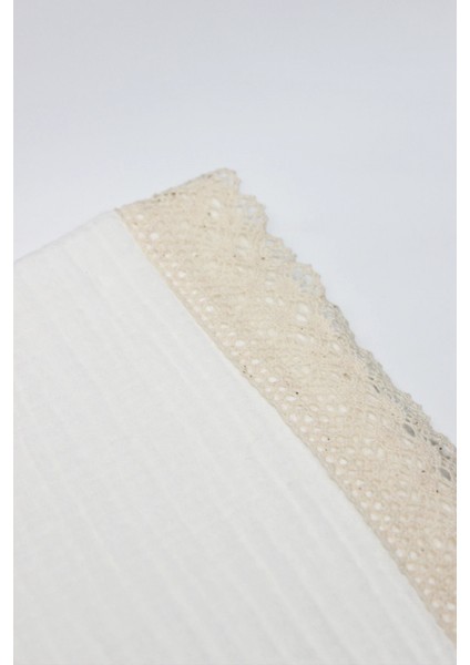 Bistyle Organik Müslin 80X90 Fistolu Battaniye 70112 Ekru modelleri