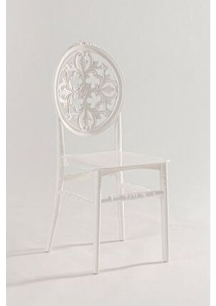 Venüs Beyaz Sandalye 6 Adet Polyester Oturum Yüzeyi ile Şık ve Kullanışlı indirimleri