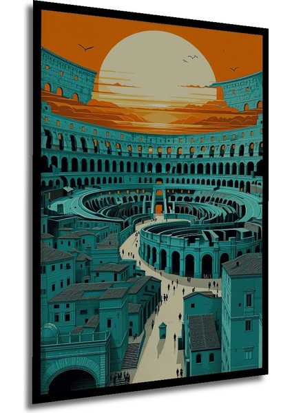 Çerçeve Görünümlü Çizgi Film Tarzı M4 Karbon Tüfek Modern Sanat Dekoratif Ahşap Ofis Yuvarlak Tablo modelleri