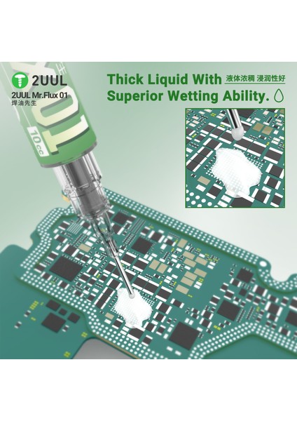 2uul SC17 Mr. Flux 001 10CC Pcb Onarımı Için indirimleri