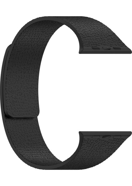 Apple Watch 11-10 46MM 9 8 7 45MM Se 6 5 4 44 Ultra 49MM Uyumlu Manyetik Silikon Deri Dokulu Kordon fiyatları