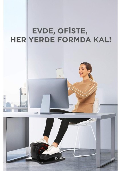 VEP-1001 Siyah Eliptik Kondisyon Bisikleti El ve Ayak Egzersiz Pedalı Kumandalı Egzersiz Aleti fiyatları