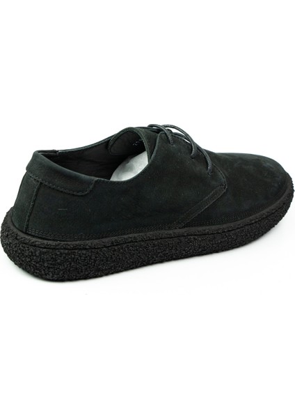 2182 Siyah Nubuk Deri Erkek Günlük Ayakkabı fırsatları