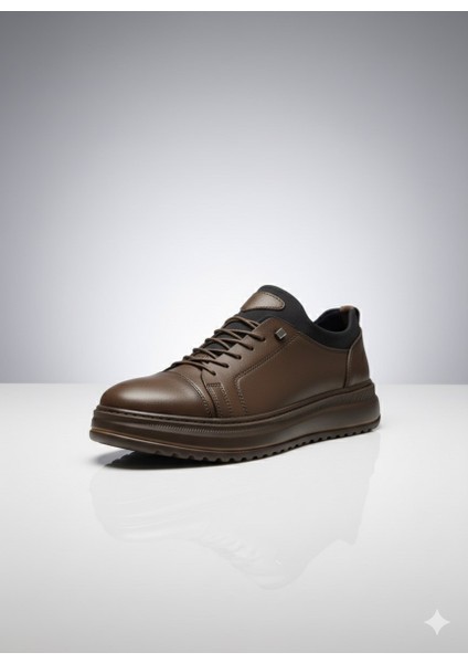 Erkek Hakiki Deri Rahat Yumuşak Kalın Taban Casual Ayakkabı AY-1040-K fırsatları