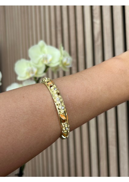 Mineli Turuncu Kelepçe Bileklik modelleri