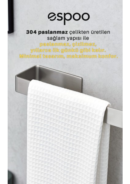 Banyo, Lavabo, Mutfak 304 Paslanmaz Çelik Yapışkanlı Havlu Askılığı, Havluluk Askısı fiyatları