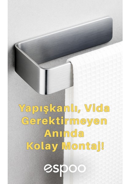 Banyo, Lavabo, Mutfak 304 Paslanmaz Çelik Yapışkanlı Havlu Askılığı, Havluluk Askısı modelleri