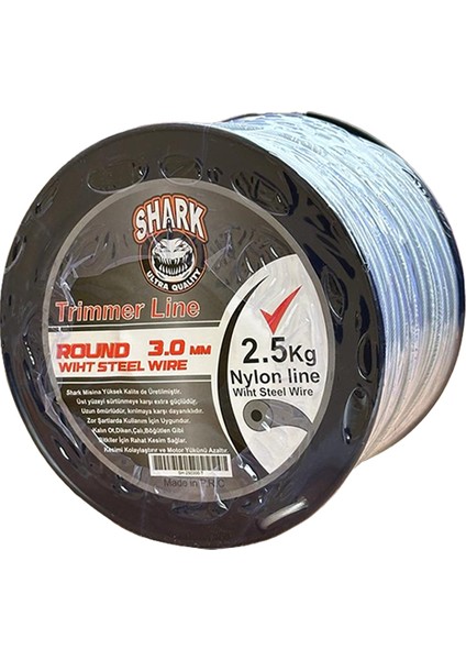 Misina Shark 3 mm Içi Telli 2,5 kg fiyatları