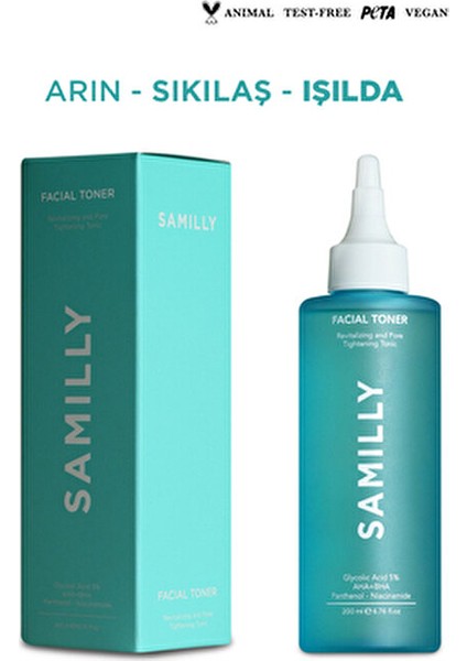 Tüm Ciltler Için Canlandırıcı ve Gözenek Sıkılaştırıcı Tonik 200 ml modelleri