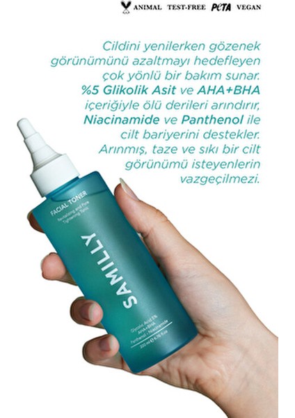 Tüm Ciltler Için Canlandırıcı ve Gözenek Sıkılaştırıcı Tonik 200 ml fırsatları