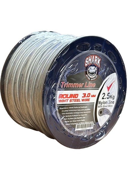 Misina Shark 3 mm Içi Telli 2,5 kg modelleri