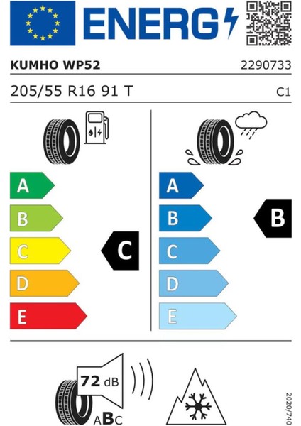 205/55R16 91H Wıntercraft WP52 2025 Üretim Kış Lastiği fiyatları