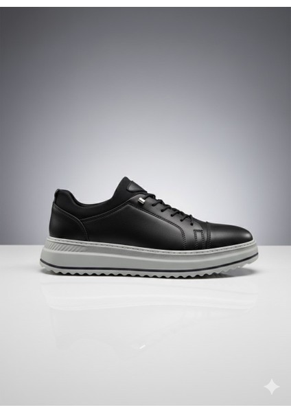 Erkek Hakiki Deri Rahat Yumuşak Kalın Taban Casual Ayakkabı AY-1040-K