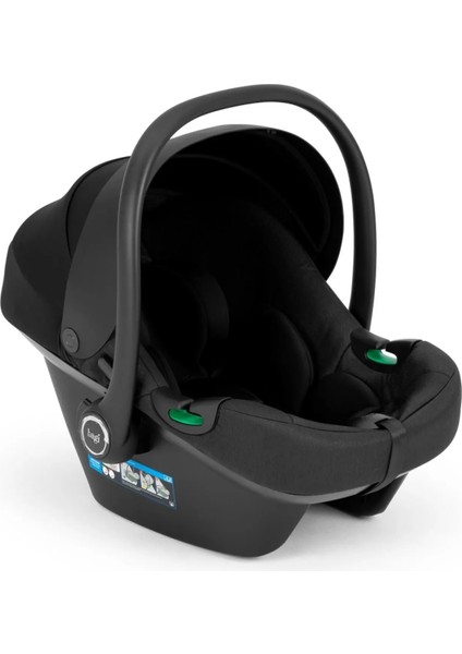Kobe Capsule Çift Yönlü Doğumdan Itibaren 22 kg Taşıma 360° Pu Tekerlek ile Mükemmel Manevra Sağlayan Travel Sistem-Seyahat Sistem Bebek Arabası Grey